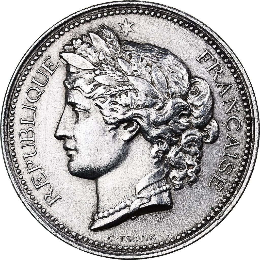 France, Medal, Société d'émulation du département des Vosges, 1906, Silver