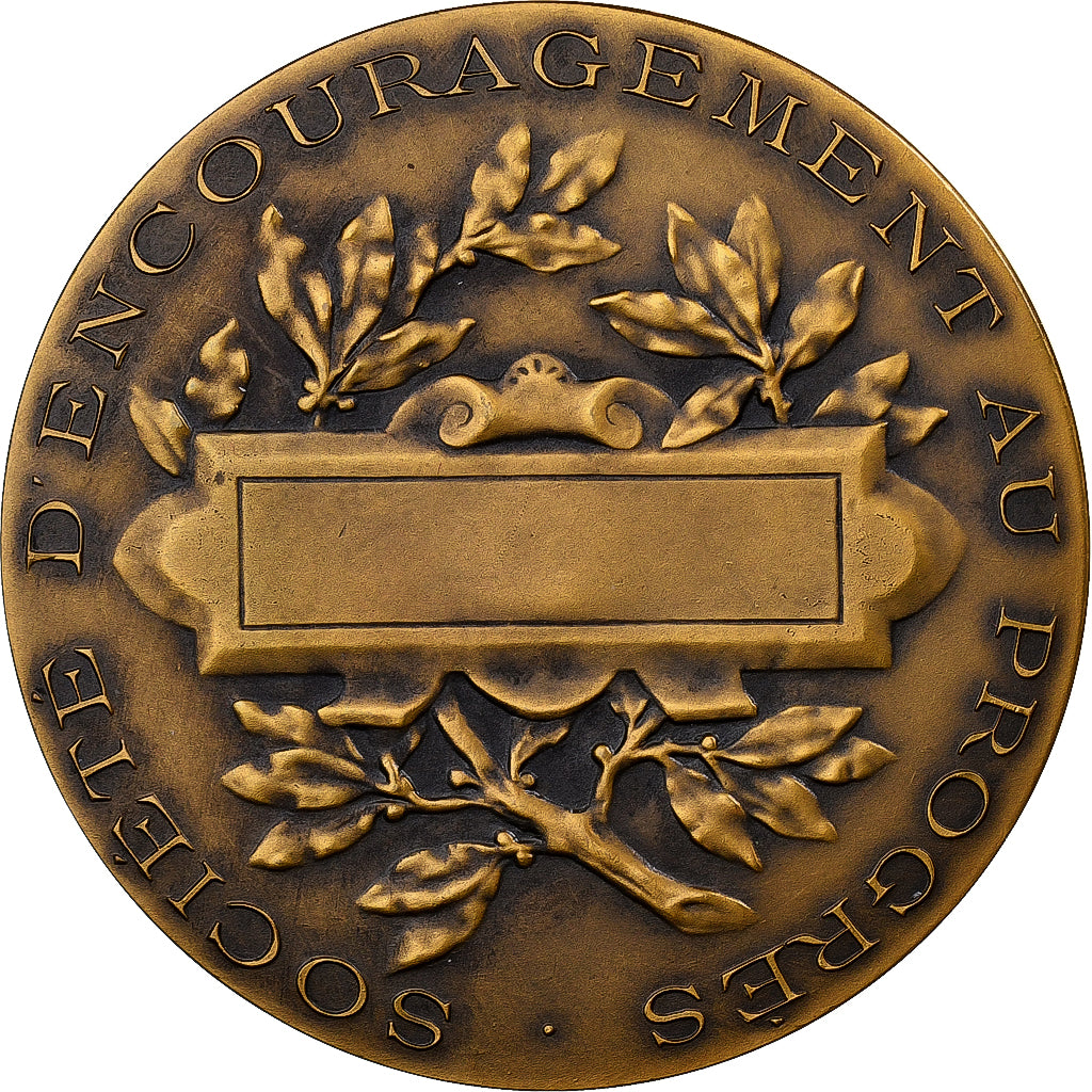 Frankrijk, Medaille, Société d'Encouragement au Progrès, Bronzen, Bottée, PR