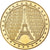 France, Medal, Tour Eiffel, Copper Gilt, AU(55-58)