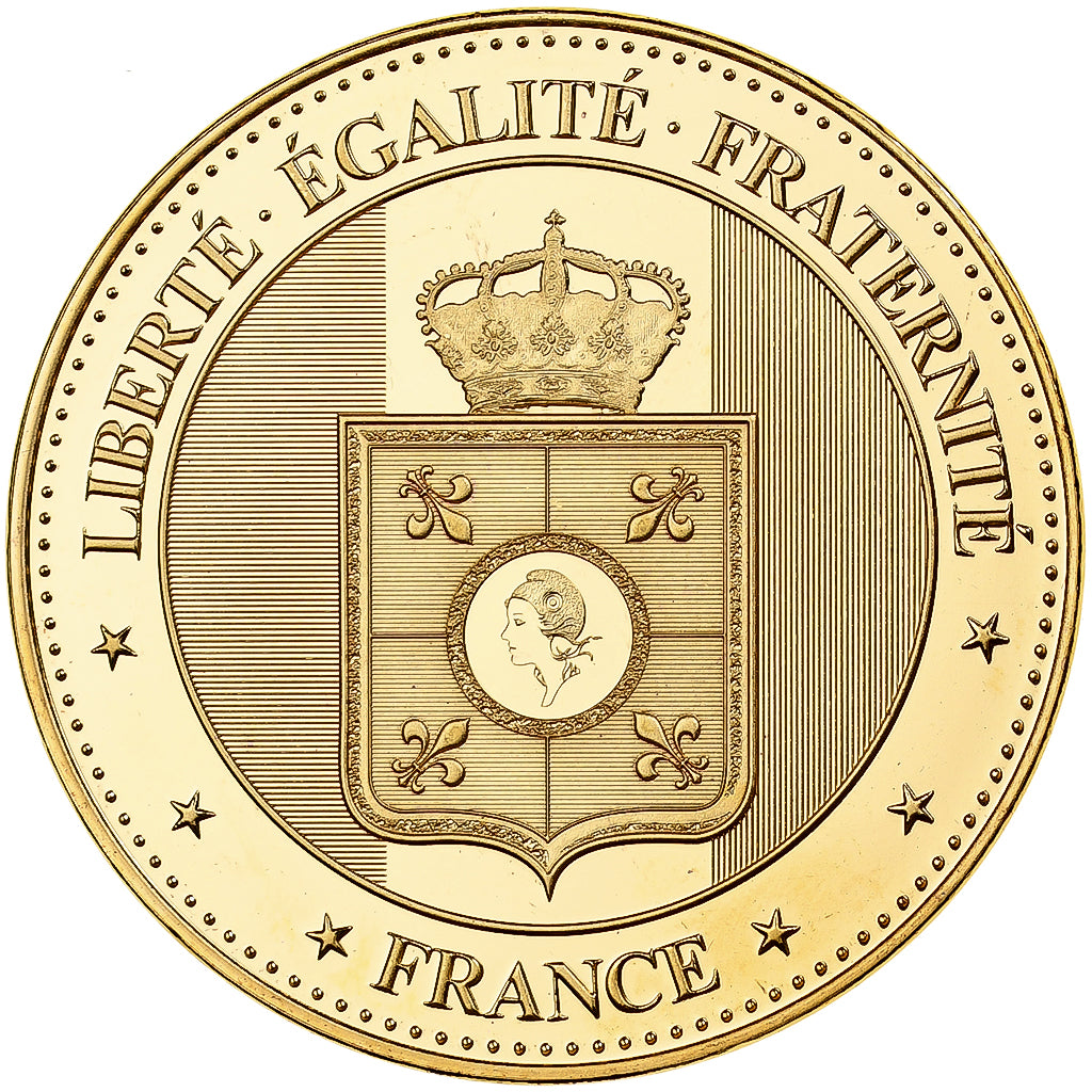 France, Medal, Tour Eiffel, Copper Gilt, AU(55-58)