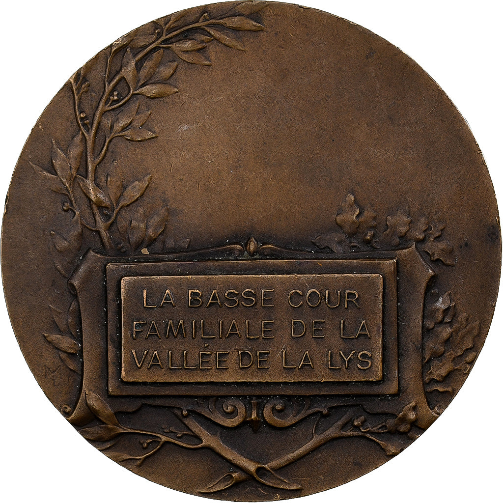 Frankreich, Medaille, La Basse-cour familiale de la Vallée de la Lys, Bronze