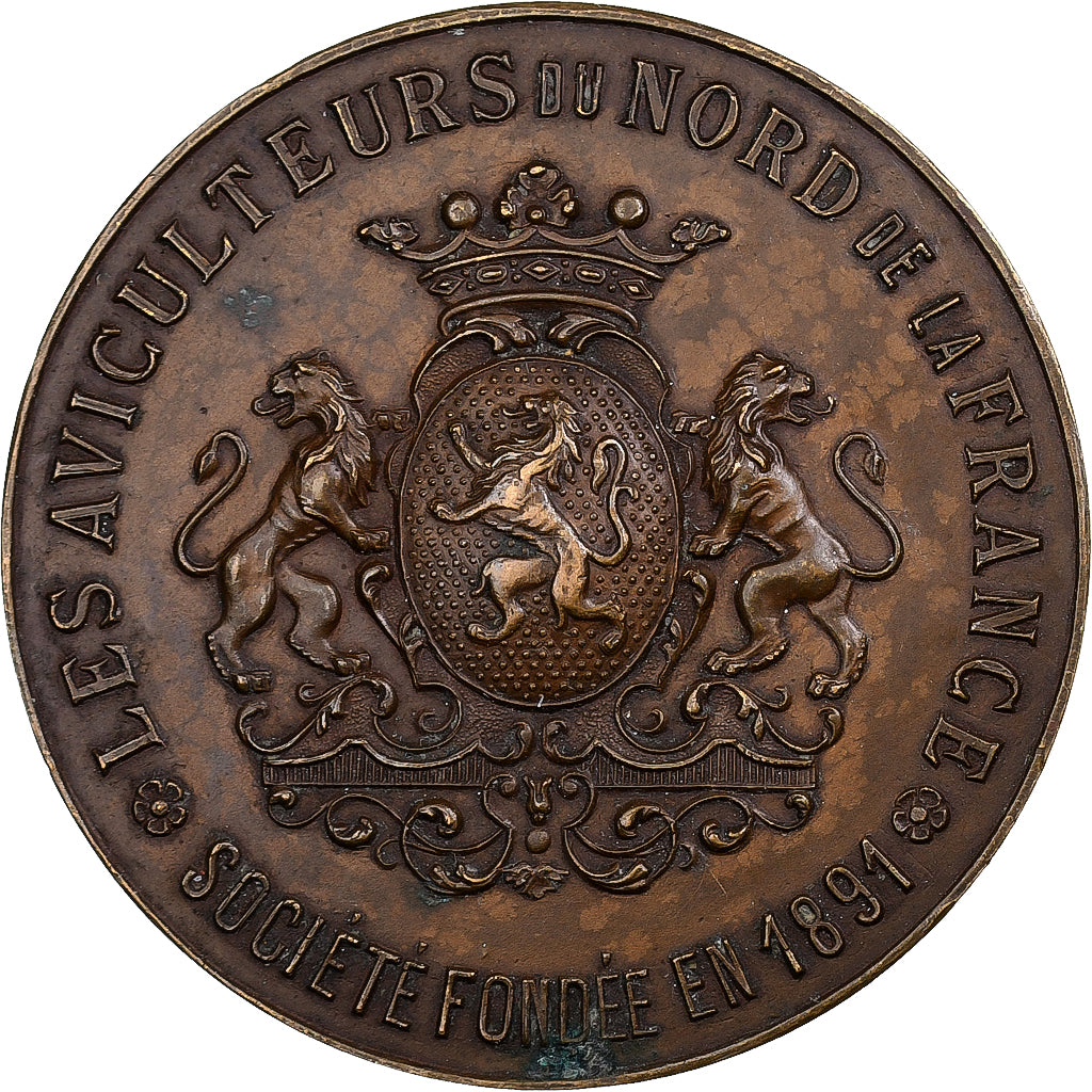 França, medalha, Les Aviculteurs du Nord de la France, Bronze, Holy, EF(40-45)
