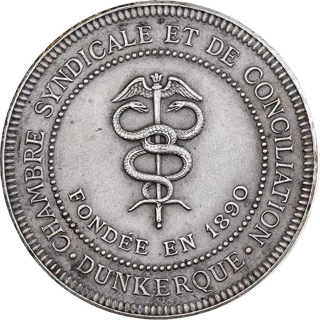 France, Médaille, Chambre Syndicale et de Conciliation de Dunkerque, 1890