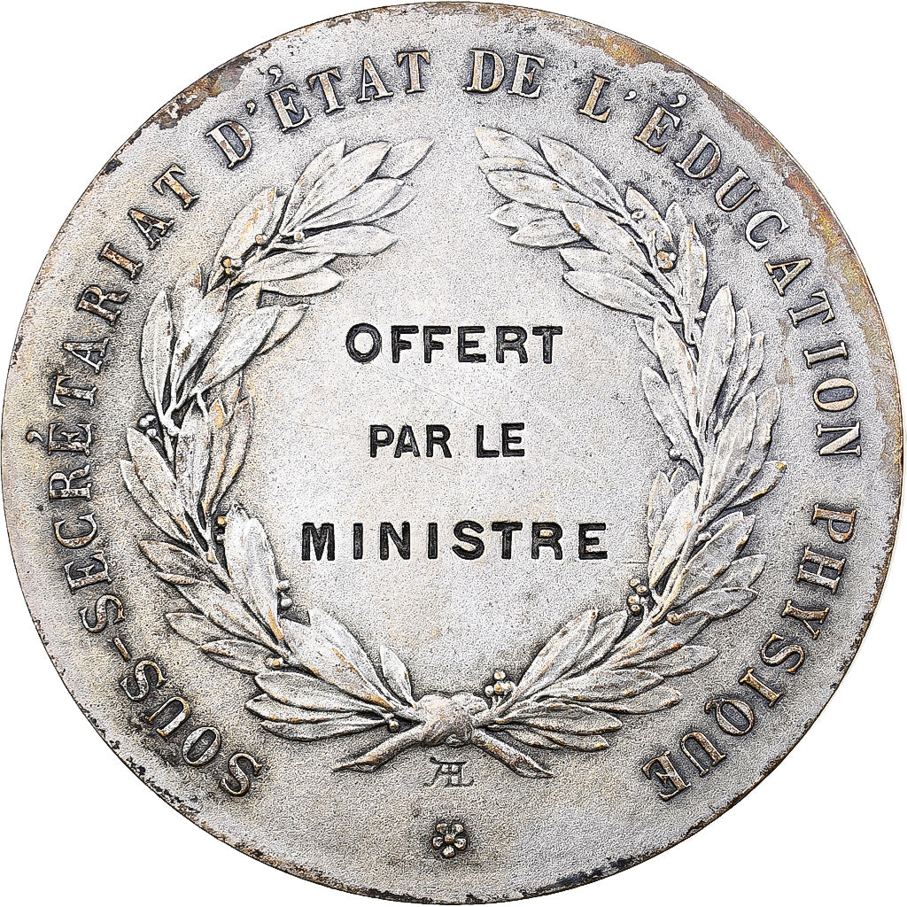 France, Médaille, Sous Secrétariat d'Etat de l'Education Physique, Bronze