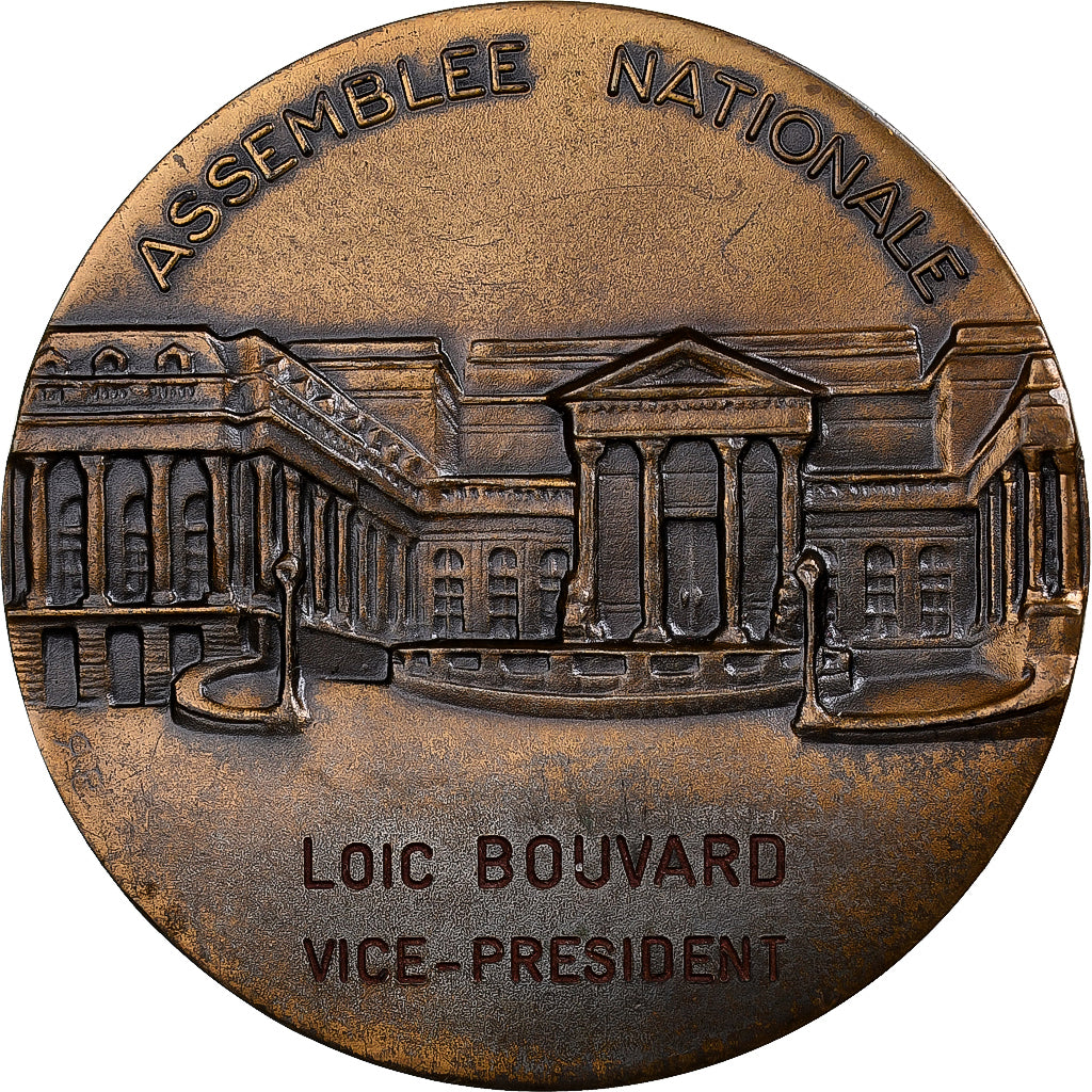 France, Medal, Assemblée nationale, vice-président Loïc Bouvard, Bronze