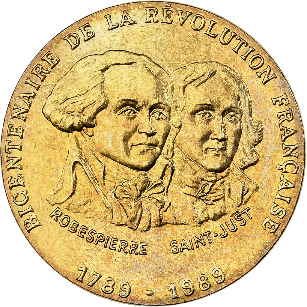 Francia, medalla, Bicentenaire de la Révolution Française - Robespierre et
