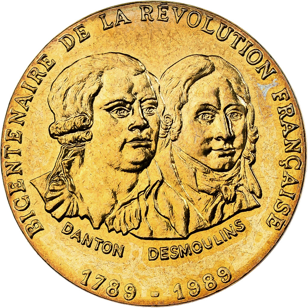 Frankrijk, Medaille, Bicentenaire de la Révolution Française - Danton et