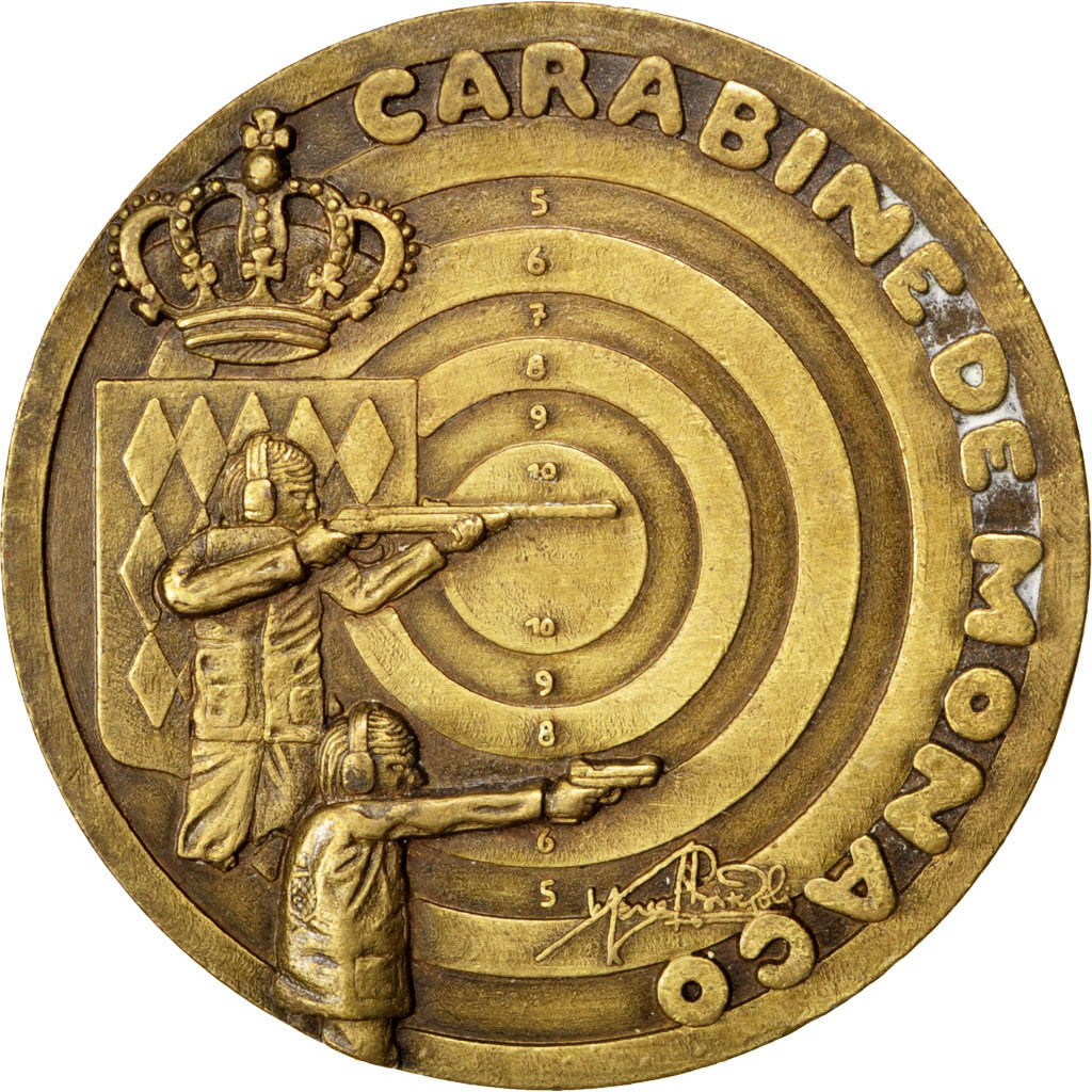 Monaco, Médaille, 1987, Cuivre, TTB+