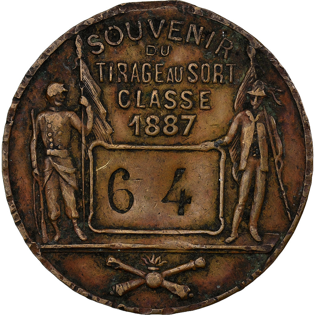 France, Médaille, Troisième République, Souvenir du Tirage au Sort, Classe