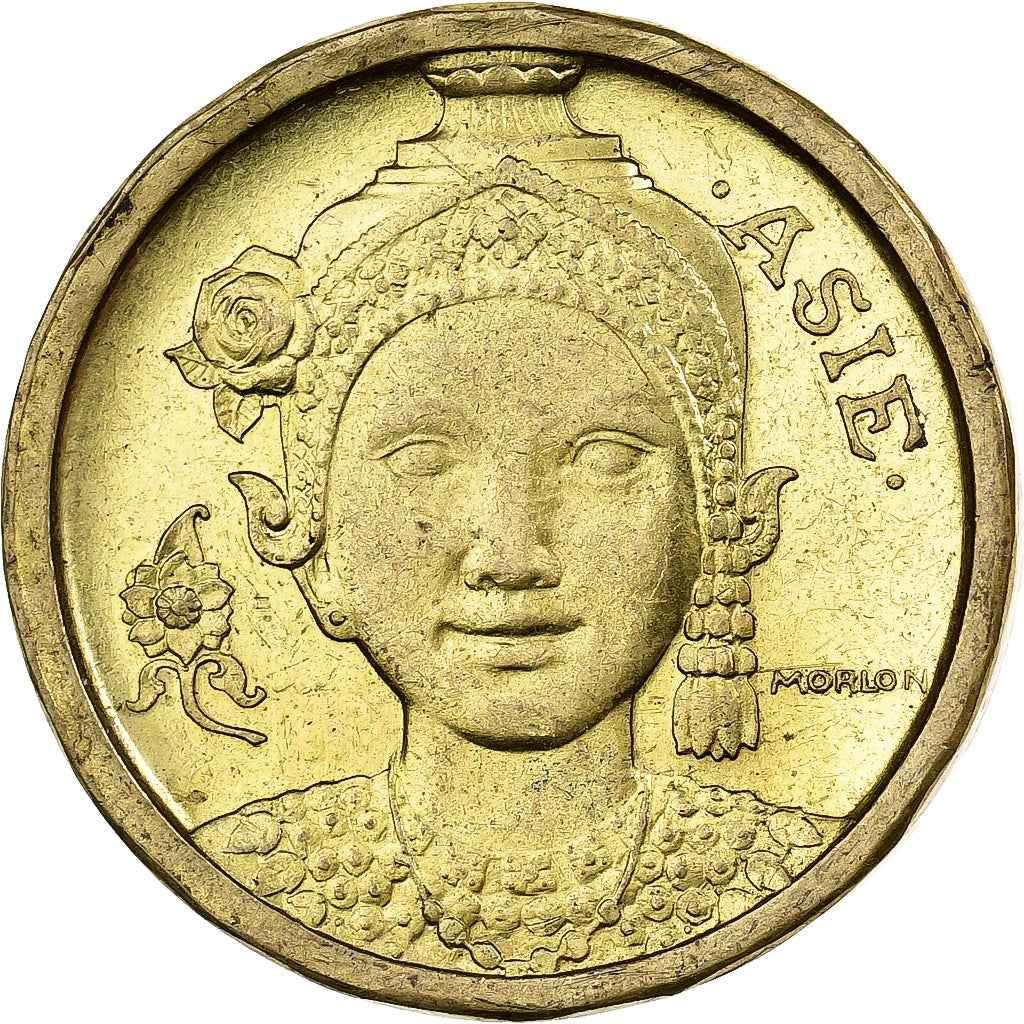 France, Medal, Exposition Coloniale Internationale, Paris, Asie, 1931, Copper