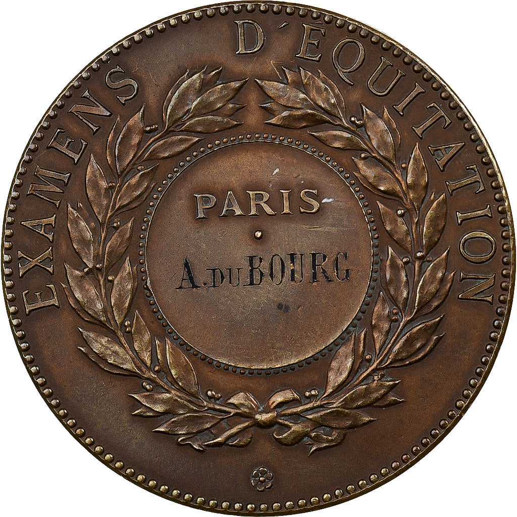 Francia, medalla, Société Hippique française, Equitation, Paris, 1900