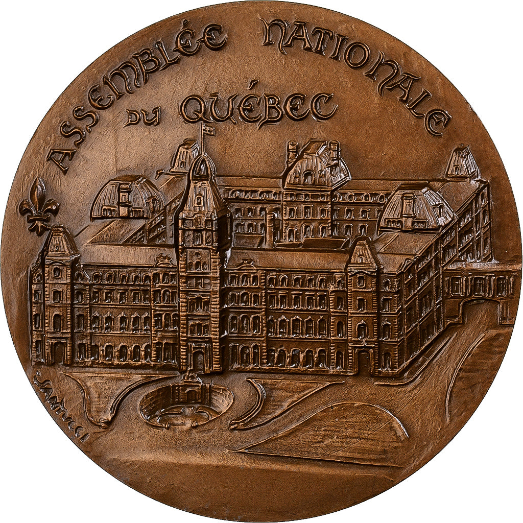 Canada, Medal, Assemblée nationale du Québec, 1980, Bronze, Santucci