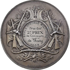 França, medalha, Concours de tir au fusil, 1903, Prata, Degeorge, AU(55-58)