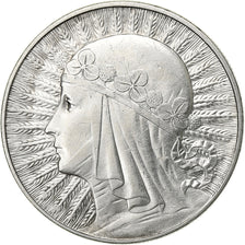 Poland, 10 Zlotych, 1933, Warsaw, Silver, MS(60-62)