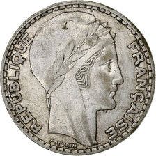 Frankrijk, 20 Francs, 1933, Paris, Rameaux courts, Zilver, ZF, KM:879