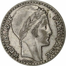 France, 20 Francs, 1933, Paris, Rameaux courts, Silver, EF(40-45), KM:879