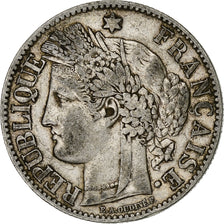 France, 2 Francs, 1887, Paris, Cérès avec légende, Silver, EF(40-45)