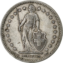 Switzerland, 2 Francs, 1911, Bern, Silver, AU(50-53), KM:1.3