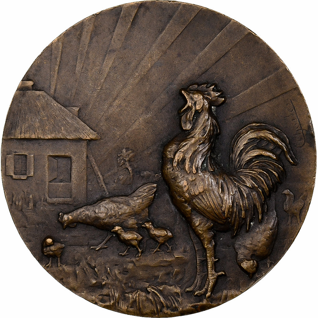 França, medalha, Basse-cour Familiale, Lille, Bronze, AU(50-53)