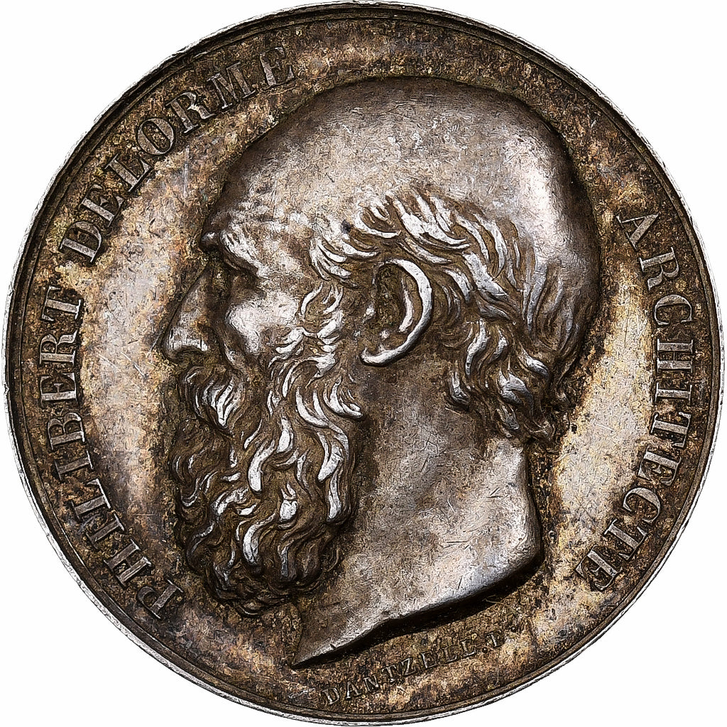 France, Medal, Lyon et Lyonnais, Société Académique d'Architecture, 1842