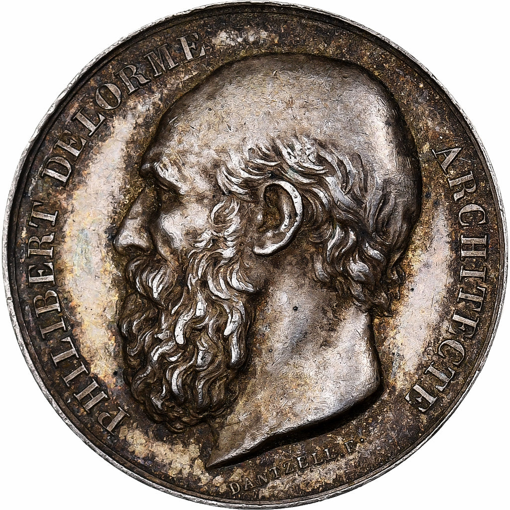 Francia, medalla, Lyon et Lyonnais, Société Académique d'Architecture, 1842