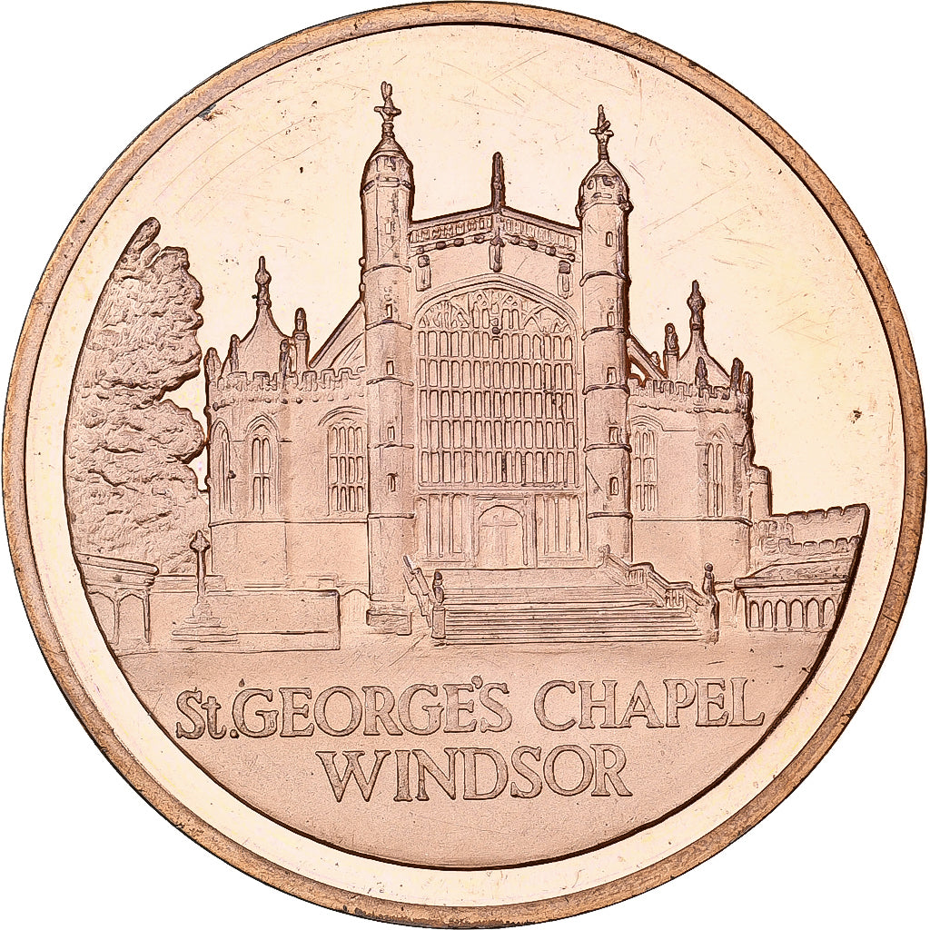 Reino Unido, medalha, St George's Chapel Windsor, Níquel, AU(55-58)