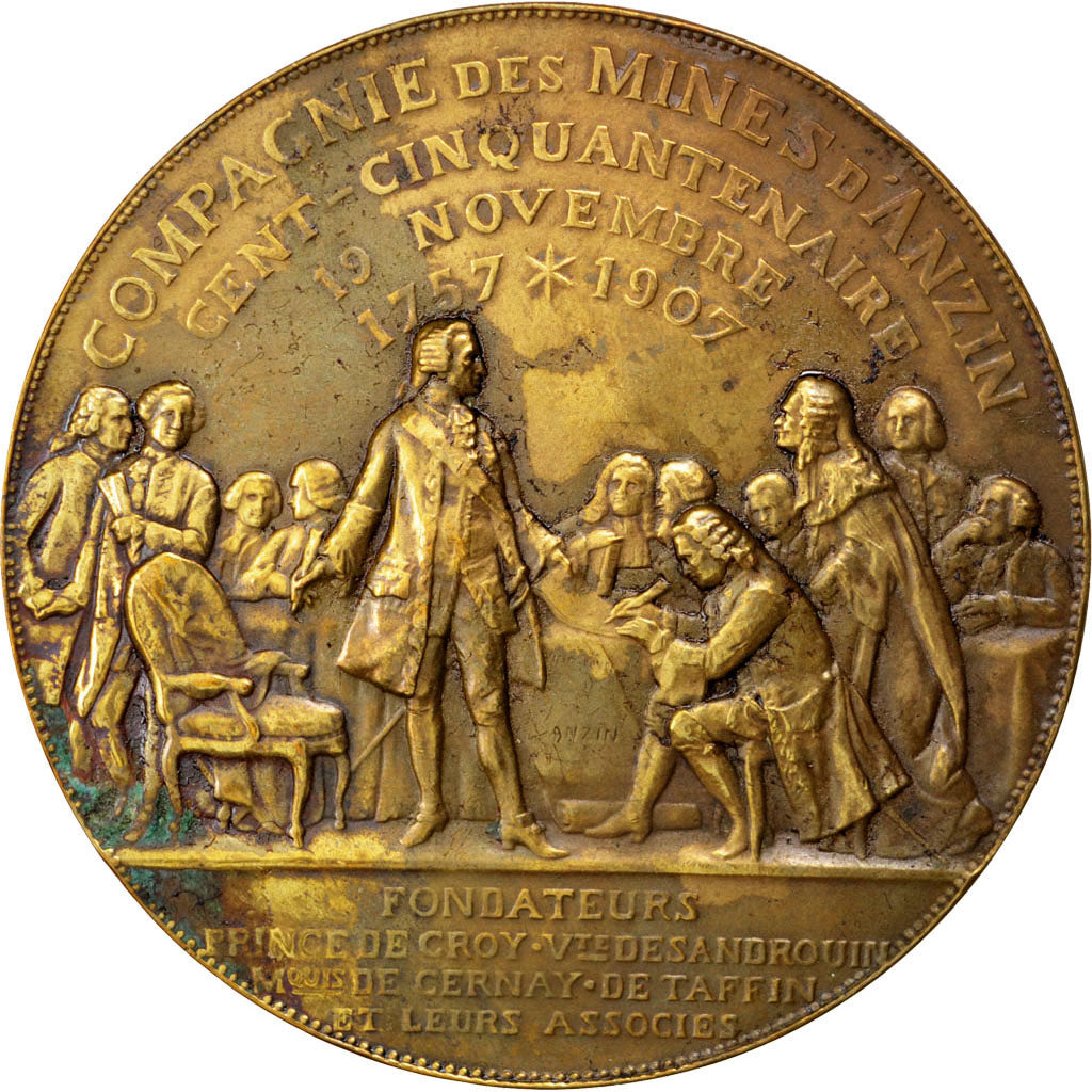 Frankreich, Medaille, French Third Republic, 1907, Bronze, SS+