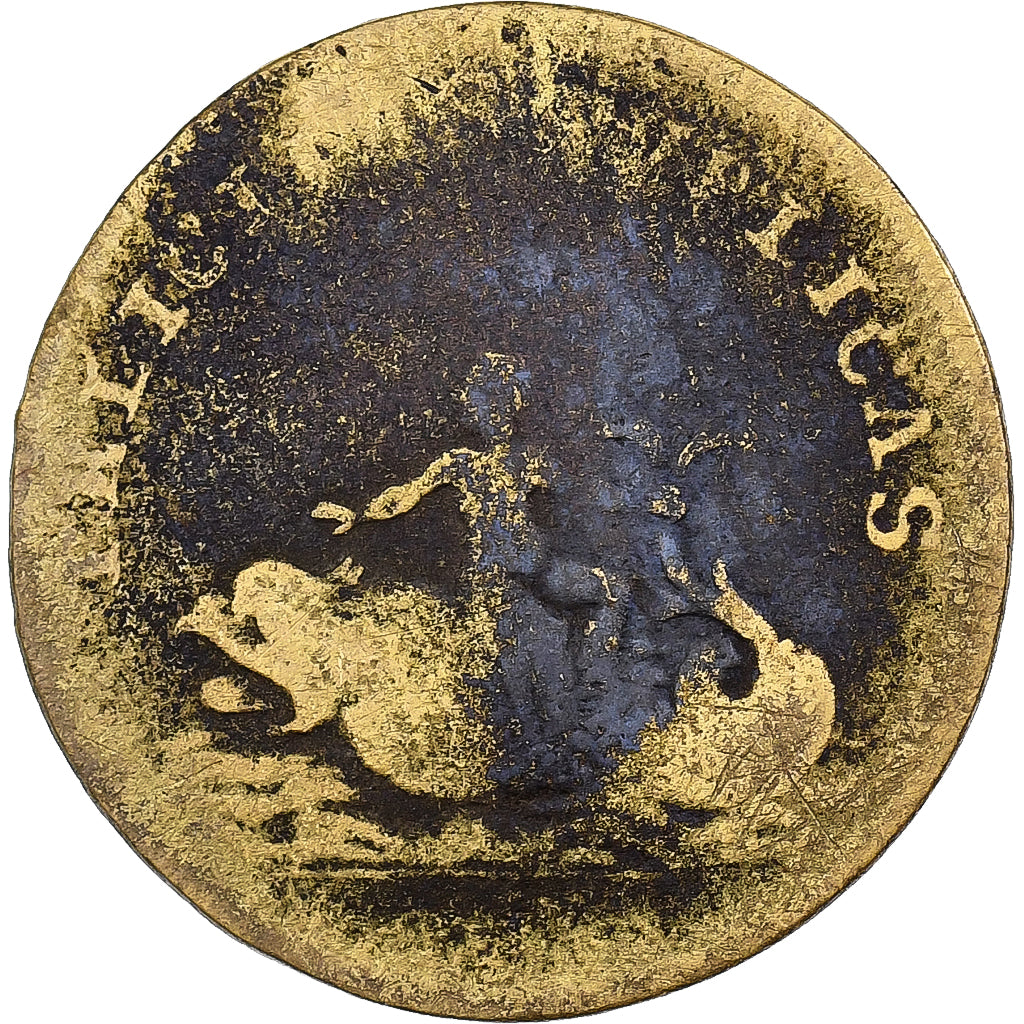France, Token, Louis XVI, Felicitas publicas, Brass, F(12-15)