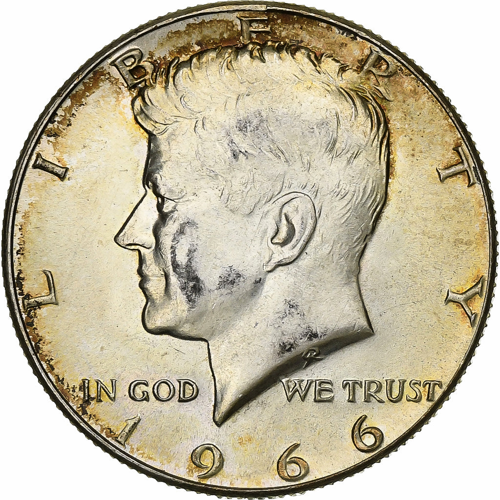 Estados Unidos da América, Half Dollar, Kennedy Half Dollar, 1966