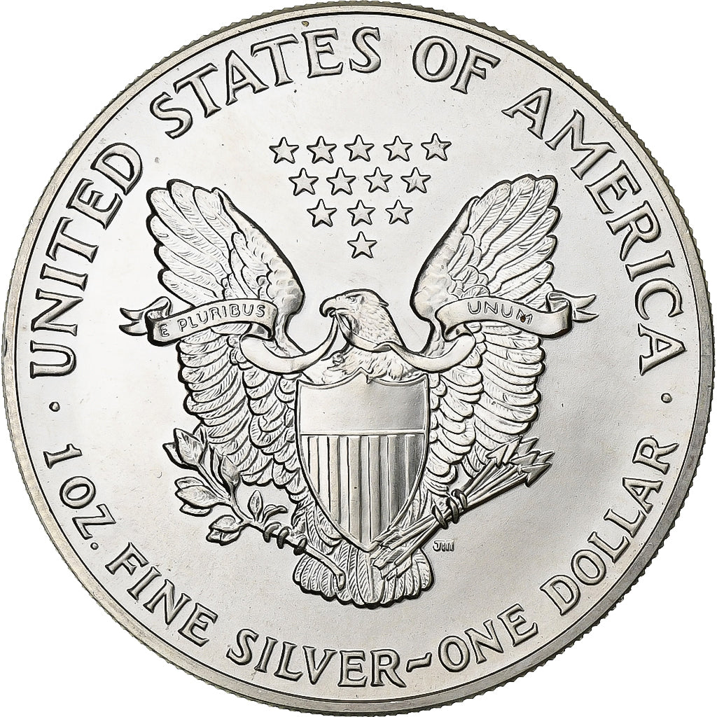 Estados Unidos, 1 Dollar, 1 Oz, 1991, Philadelphia, Plata, SC, KM:273
