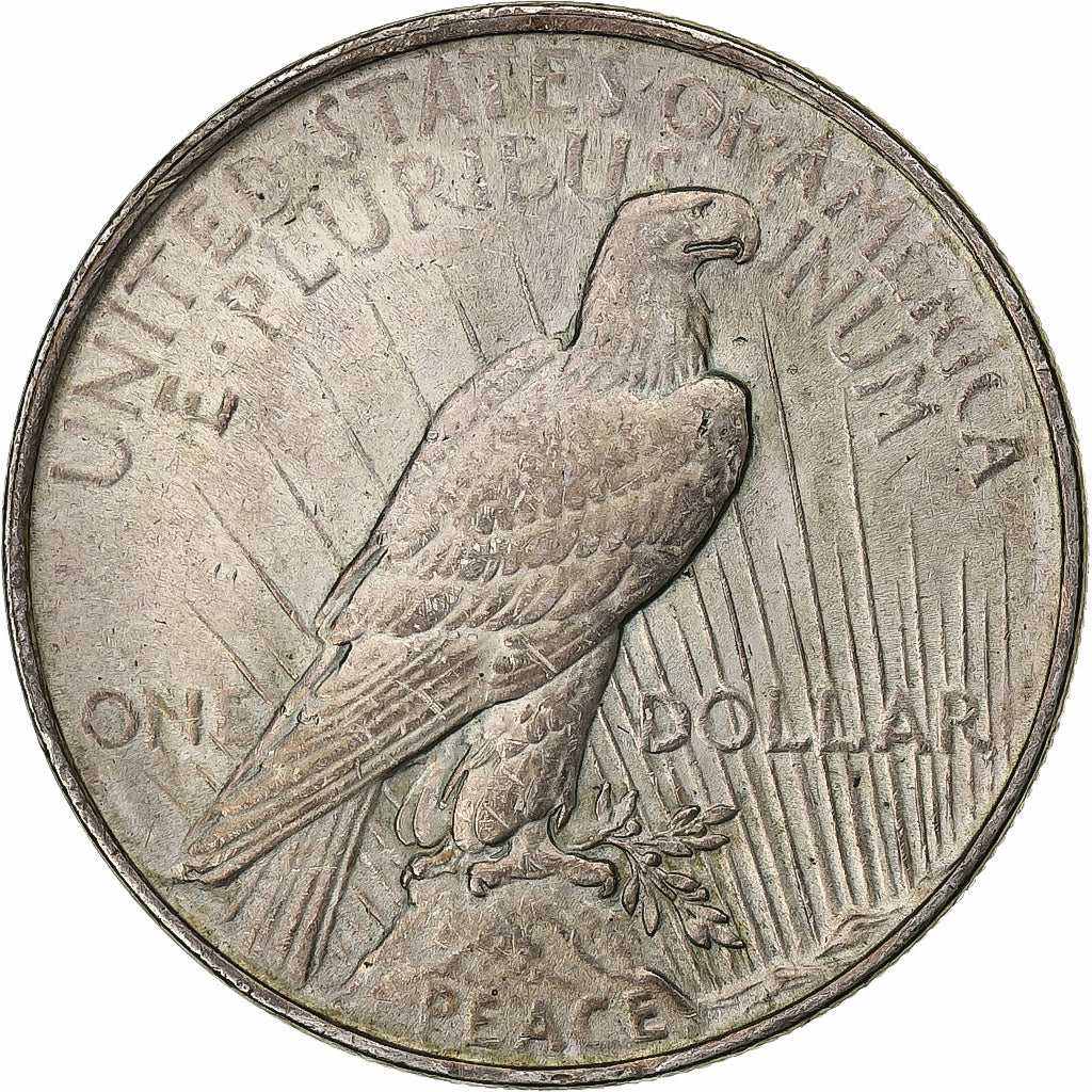 États-Unis, Dollar, Peace Dollar, 1922, Philadelphie, Argent, TTB+, KM:150