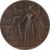 Francia, medaglia, Centenaire de l'Abolition de l'Esclavage, 1948, Bronzo