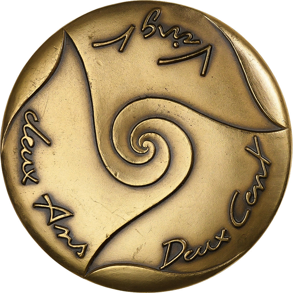 Frankrijk, Medaille, Lanfry, La tradition du futur, 1996, Bronzen, Pichard, PR