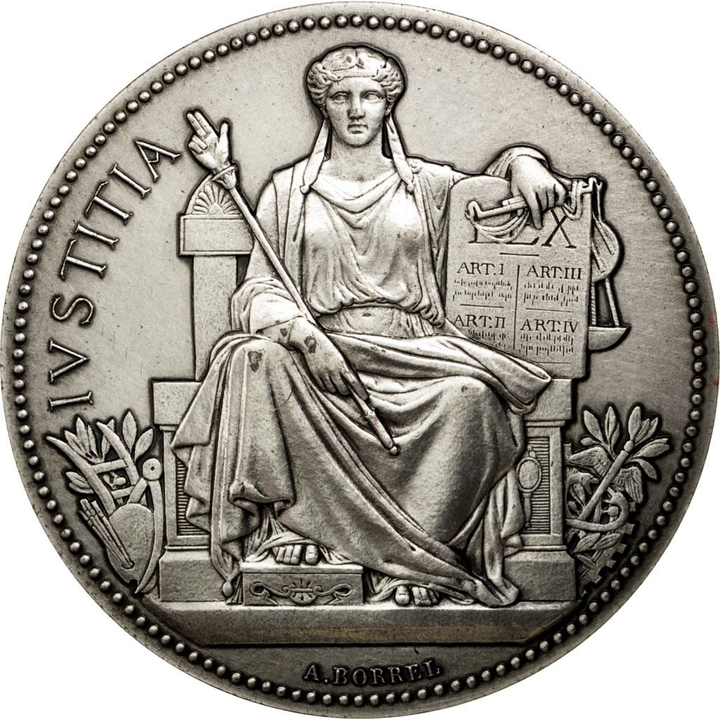 Frankreich, Medaille, French Fifth Republic, Silber, Borrel, VZ+