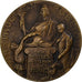Francia, medalla, Aux Maitres Morts pour la France, Trouville, 1918, Bronce, MBC