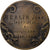 Francia, medalla, Aux Maitres Morts pour la France, Trouville, 1918, Bronce, MBC