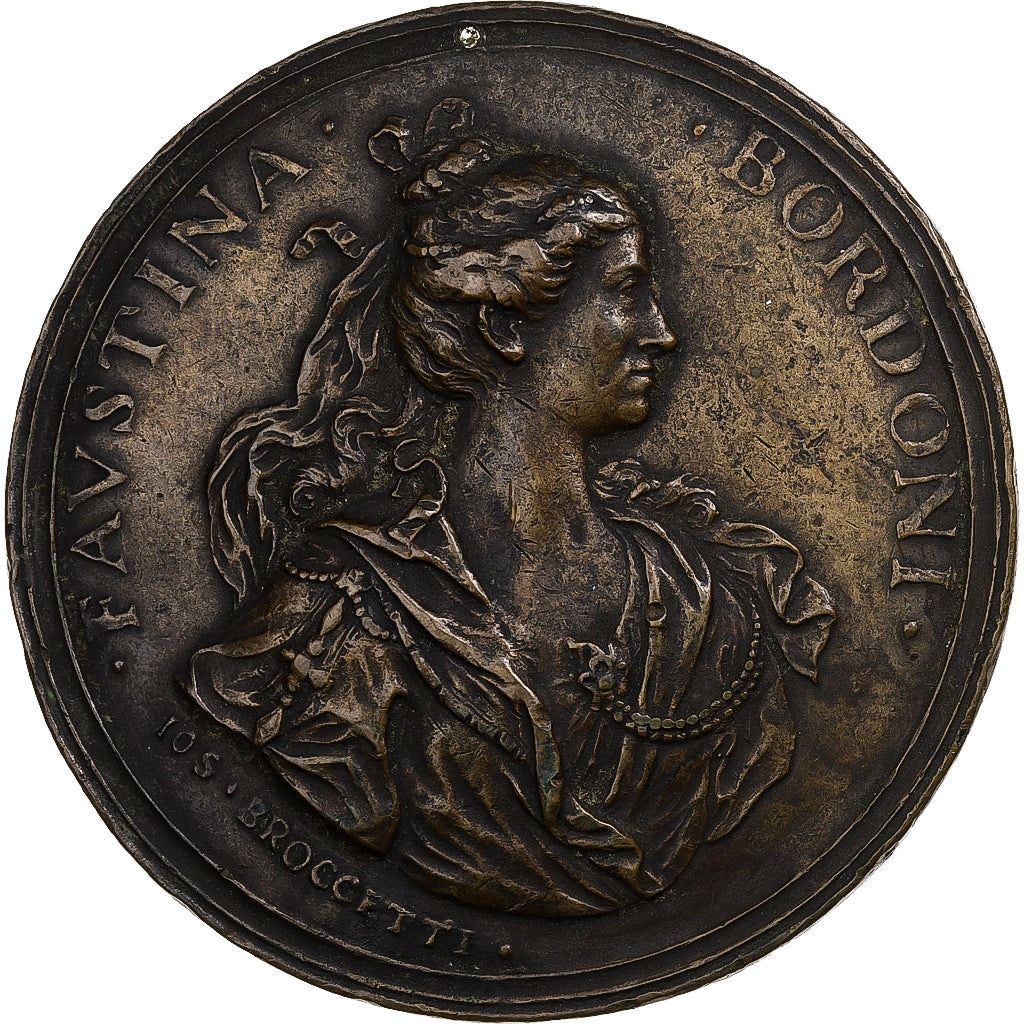 Italy, Medal, Faustina Bordoni, Bronze, AU(50-53)
