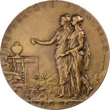 France, Medal, L'Assemblée nationale élit Emile Loubet, 1899, Bronze