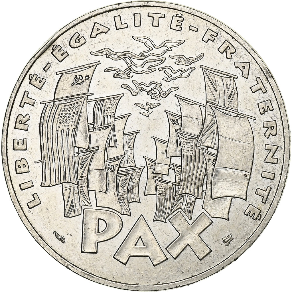 Francia, 100 Francs, 8 mai 1945, 1995, MDP, Argento, SPL, KM:1116.1