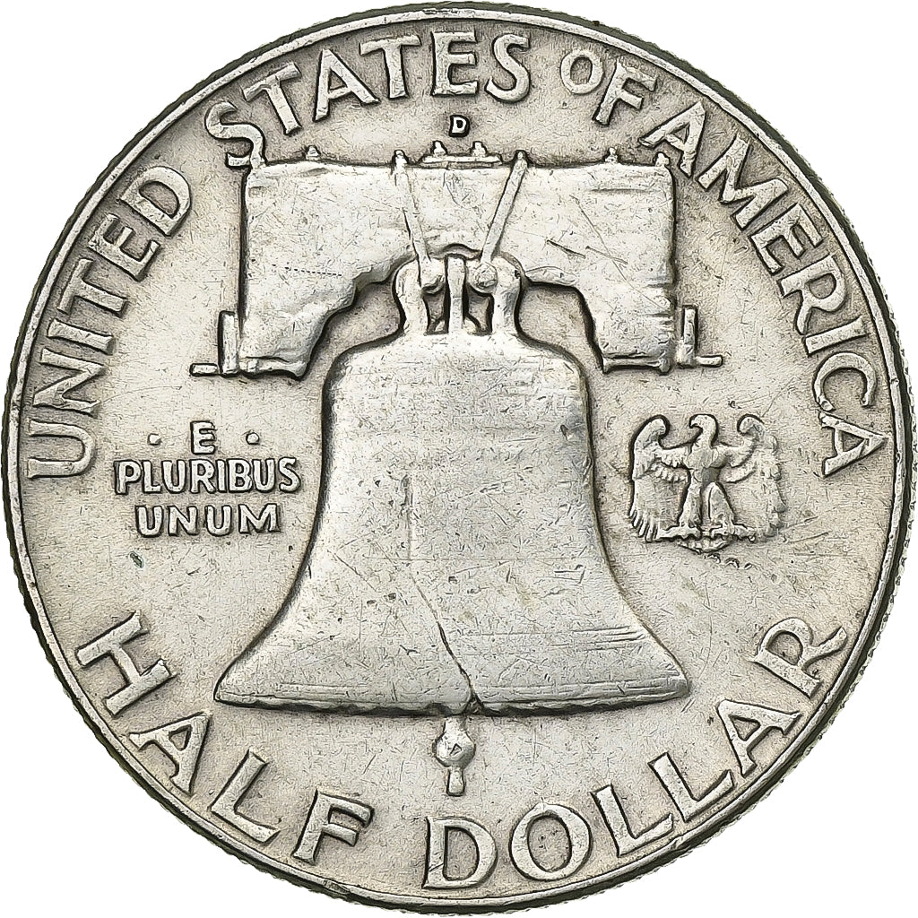 États-Unis, Half Dollar, Franklin, 1962, Denver, Argent, TTB+, KM:199