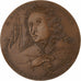 France, Médaille, Antoine Watteau, Valenciennes, 1985, Bronze, TTB+, Thurotte