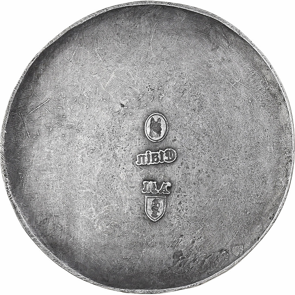 Francia, medalla, Sceau de la Ville de Valenciennes, Bronce plateado, SC