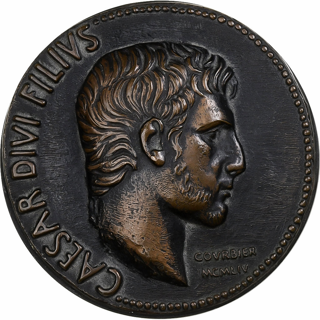 Francia, medalla, Auguste, Arles, 1954, Bronce, Courbier, SC