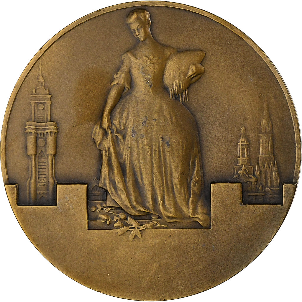 Francia, medalla, Valenciennes a bien mérité de la Patrie, Bronce, EBC
