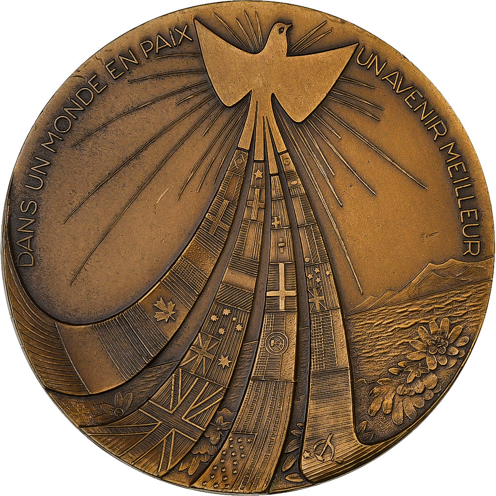 Francia, medalla, Dans un monde en paix un avenir meilleur, Bronce, SC