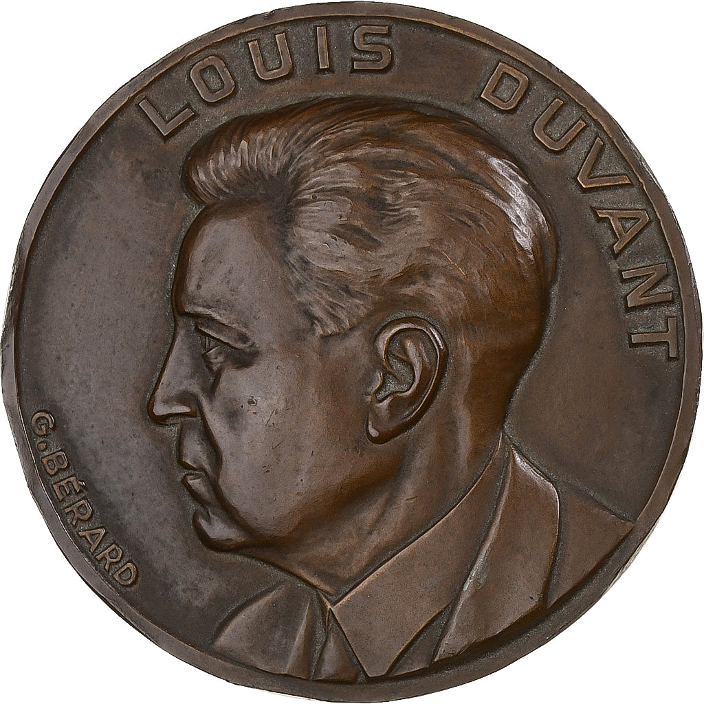 Francia, medalla, Louis Duvant, Valenciennes, Bronce, Bérard, EBC+