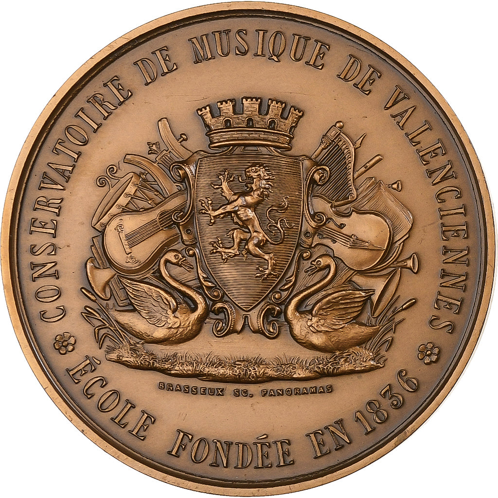 Francia, medaglia, Conservatoire de Musique de Valenciennes, Bronzo, Brasseux