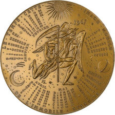 France, Medal, Calendrier, le temps qui dévore tout dévorera le temps, 1967