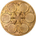 France, Medal, Calendrier, Nouvelle Année, 1973, Bronze, AU(50-53)