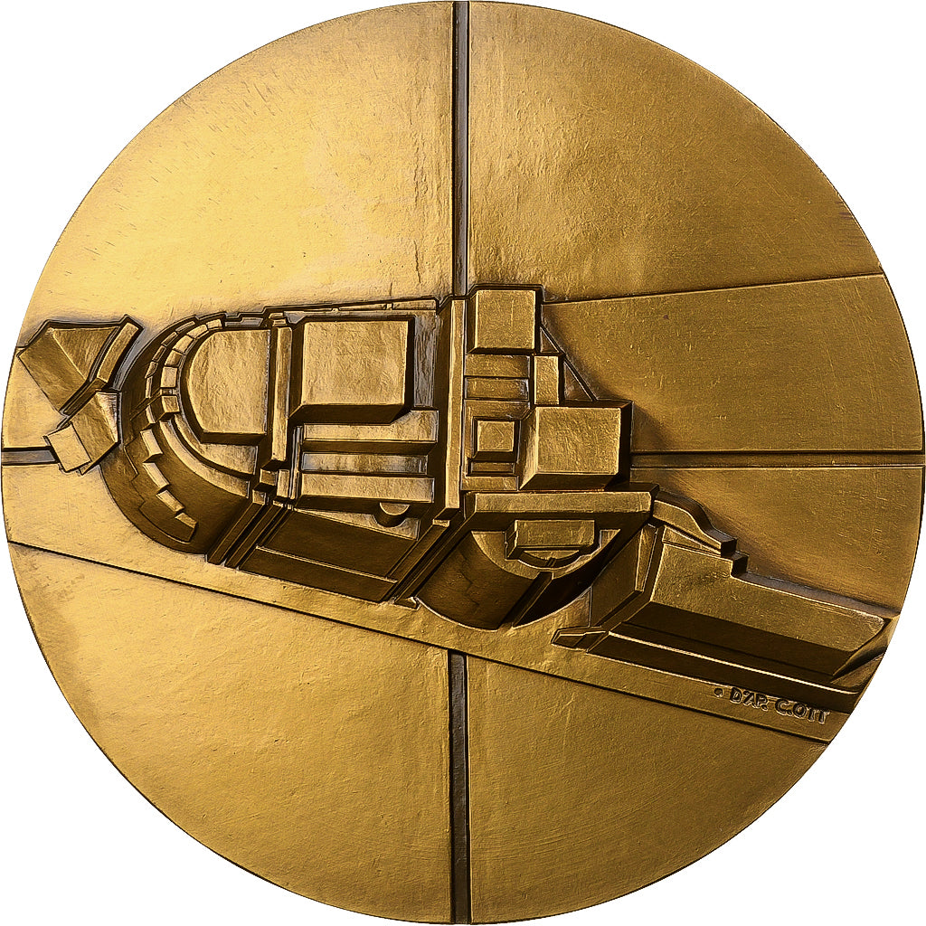 France, Médaille, Opéra Bastille, 1989, Bronze Florentin, SUP